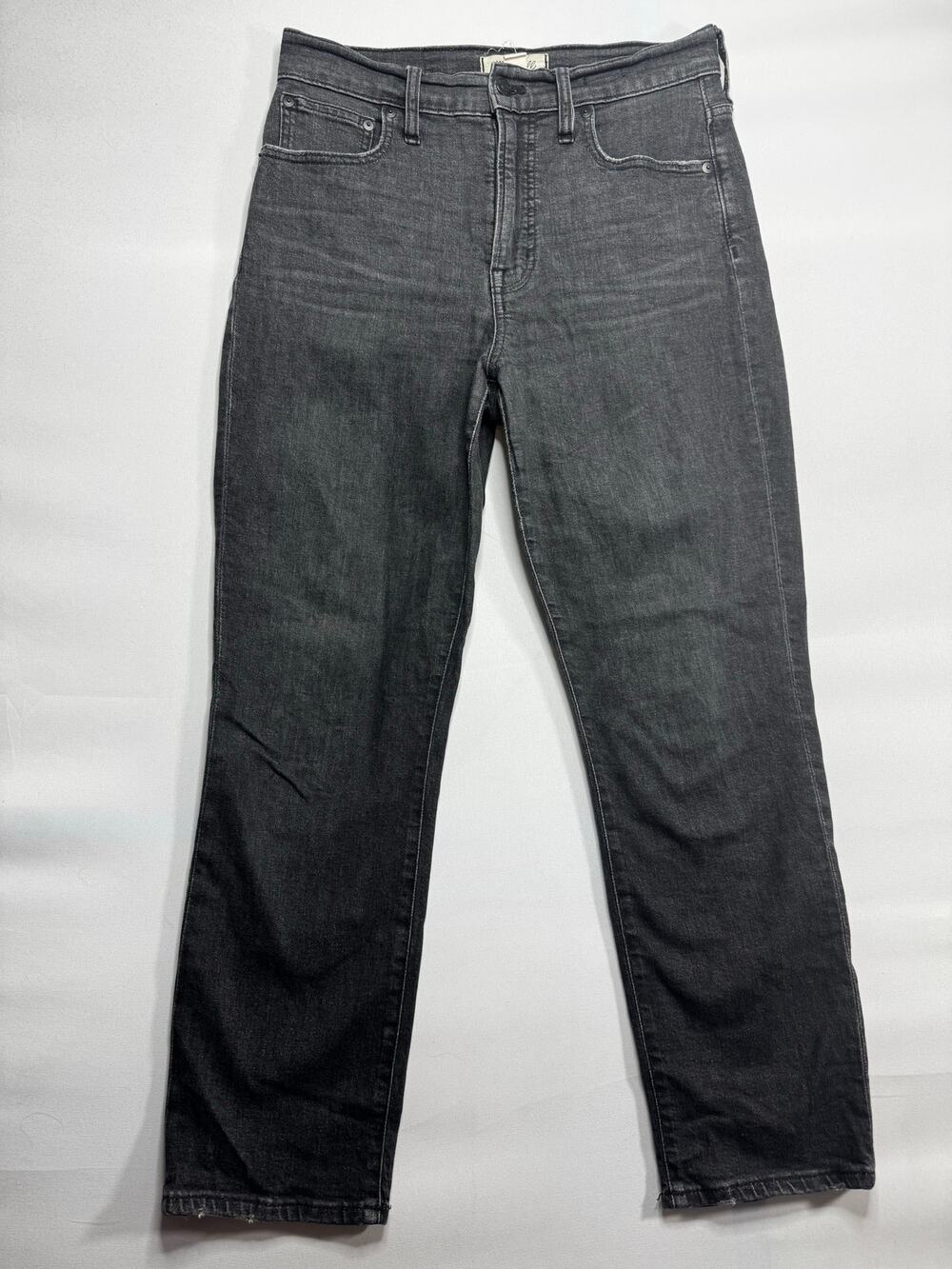 Madewell Women's The Perfect Vintage Black Stretch Denim Jeans - Size 27 (29x27)